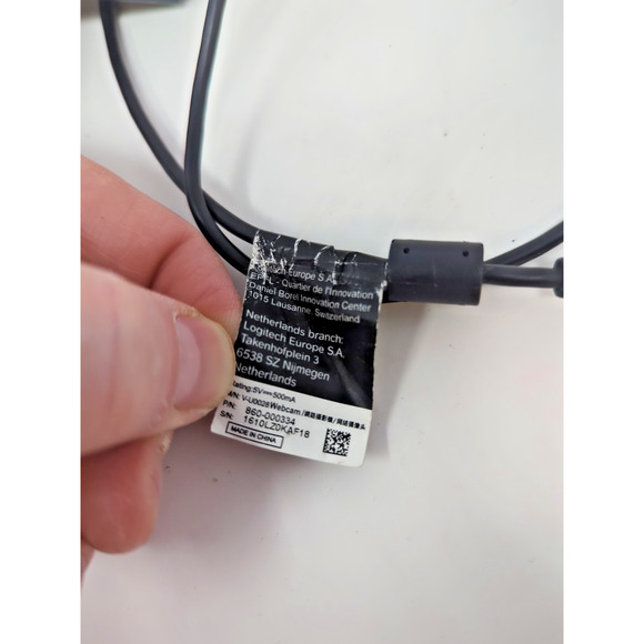 Logitech C920 HD Pro 1080p USB Webcam V-U0028 Black- Zeiss Lens - 860-000334 - Picture 3 of 3